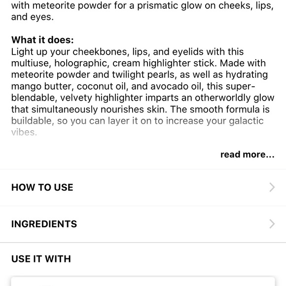 Milk makeup holographic stick in Supernova - Picture 3 of 5